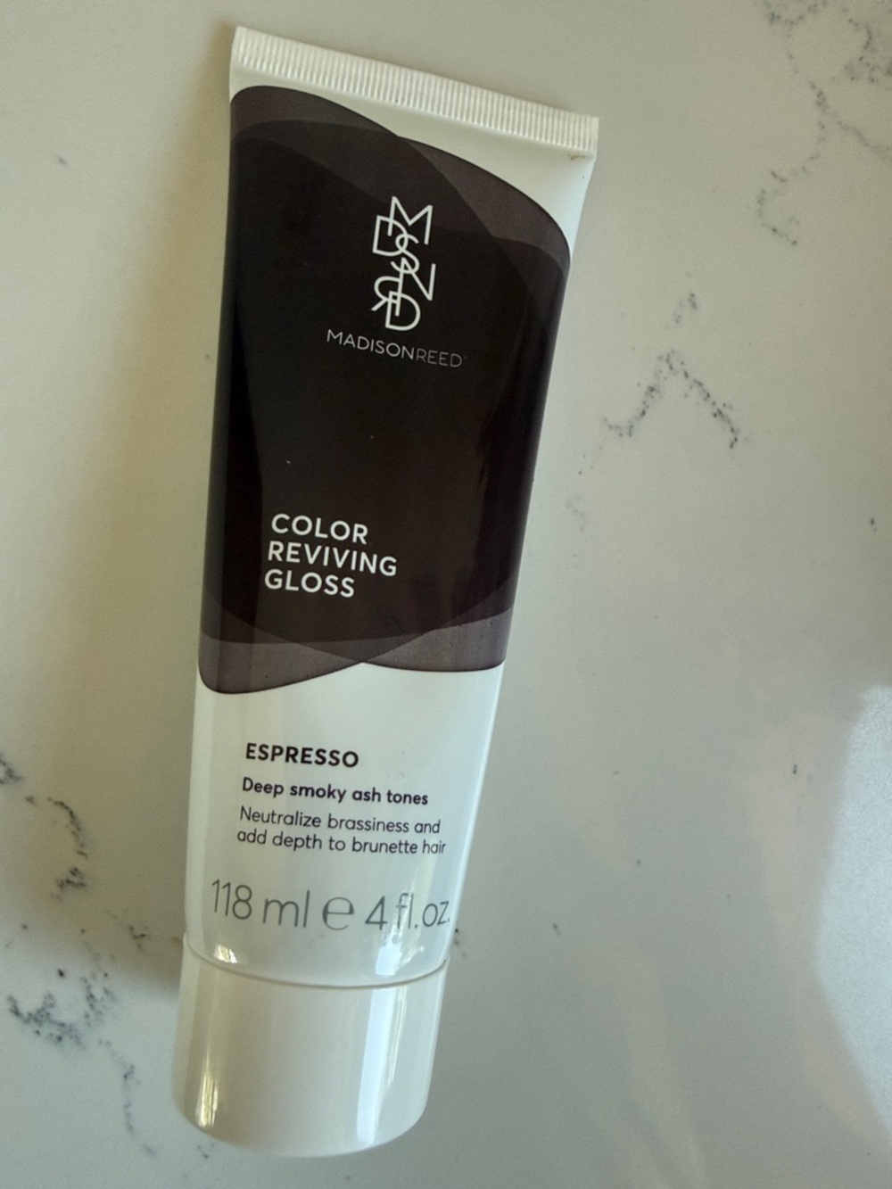 Madison Reed Color Reviving Gloss Color:
Espresso deep smoky ash tones NEW